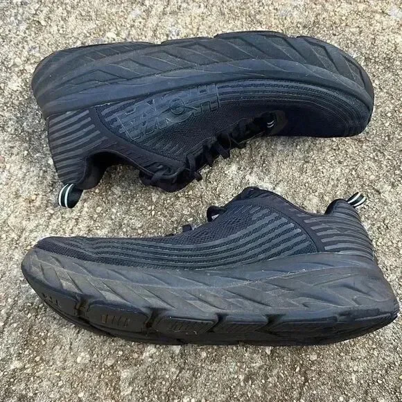 Hoka Bondi 6 Running Shoes Black Women’s Size 11 - Picture 2 of 11